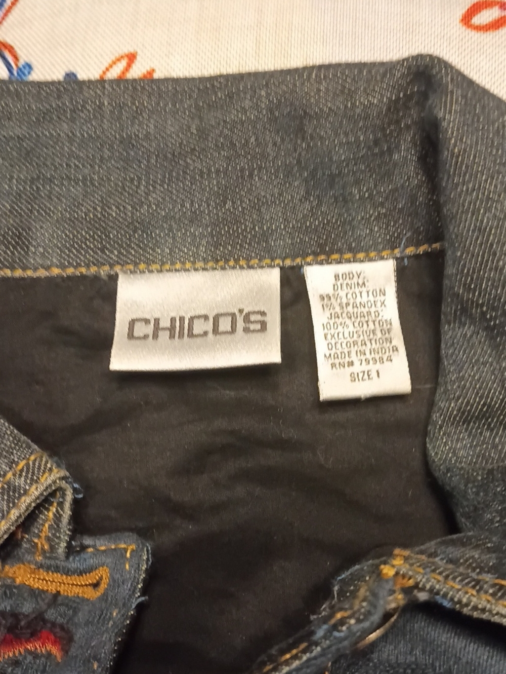 Chicos Sz 1/Medium 8-10 Jacket - Picture 2 of 6